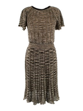 Missoni Metallic Stretch Knit Dress