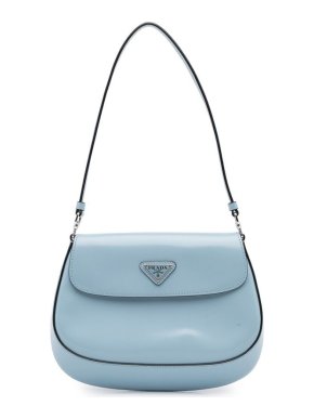 Prada Blue Celeste Cleo Shoulder Bag