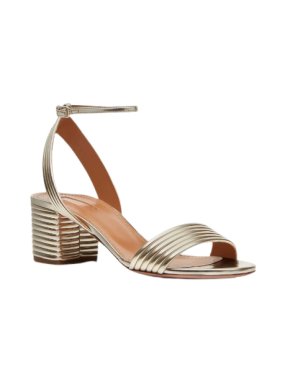 Aquazzura Light Gold Sundance Sandal 50