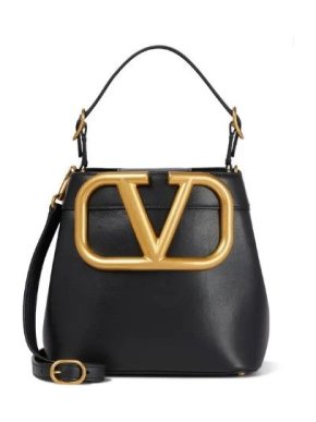 Valentino Garavani Supervee Leather Bucket Bag