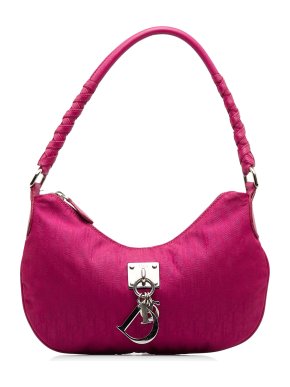 Dior Fuchsia Oblique Shoulder Bag