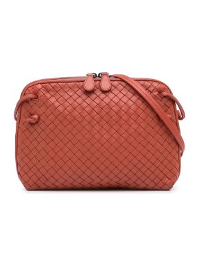 Bottega Veneta Brick Red Intrecciato Nodini Bag