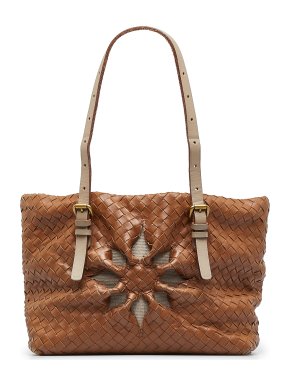 Bottega Veneta Intrecciato Leather Marchese Tote