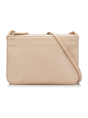 Celine Small Beige Trio Crossbody Bag