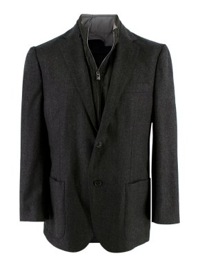 Corneliani ID Grey Zip Blazer