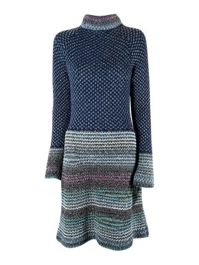 Chanel Paris/Byzance Lurex Woven Knit Dress