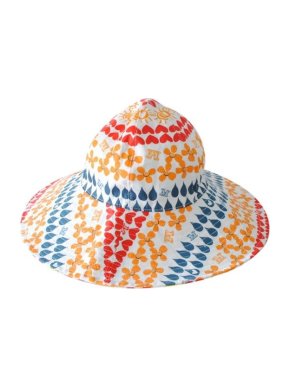 MaxMara Abstract Printed Cotton Sun Hat
