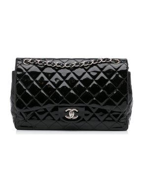 Chanel Jumbo Classic Patent Double Flap