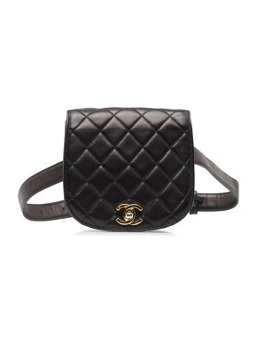 Chanel Vintage CC Matelasse Belt Bag