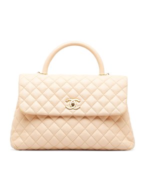 Chanel CC Caviar Coco Top Handle Bag