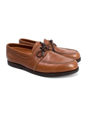 John Lobb Bespoke Brown Boat Shoes