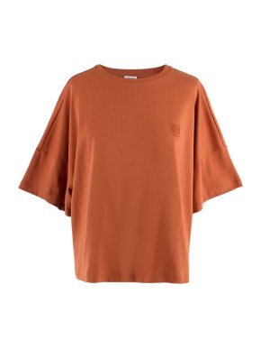 Loewe Rust Brown Oversized Anagram T-Shirt