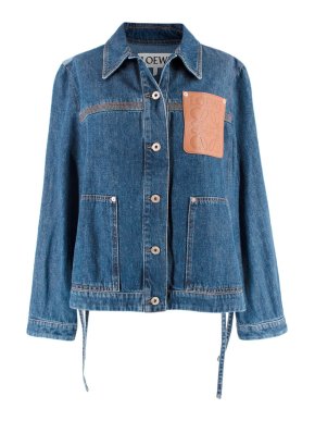 Loewe Anagram-patch denim jacket