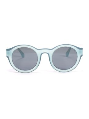 Mykita x Maison Martin Margiela MMDUAL001 Blue Round Sunglasses