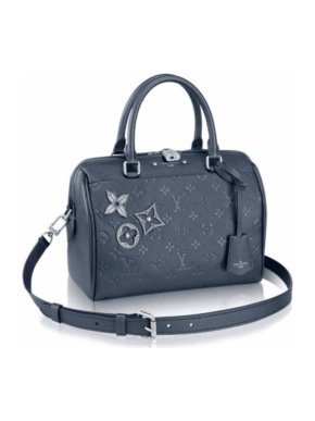Louis Vuitton Monogram Empreinte Pins Speedy Bandouliere 25