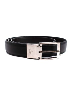 Gucci Black Leather Belt - Size 95