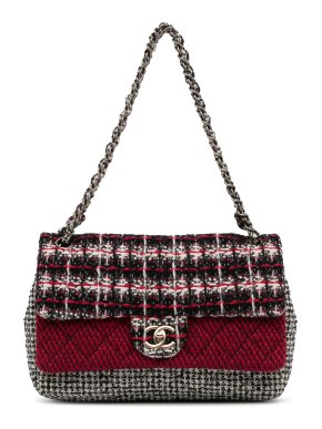 Chanel Multicolor Classic Tweed Flap Bag