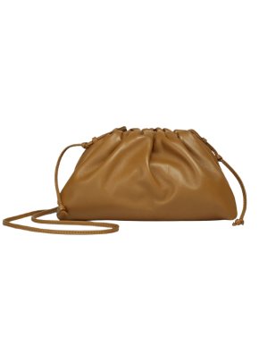 Bottega Veneta Teak Leather The Mini Pouch