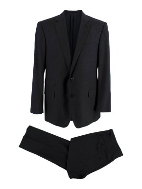 Ralph Lauren Collection Dark Grey Wool Suit