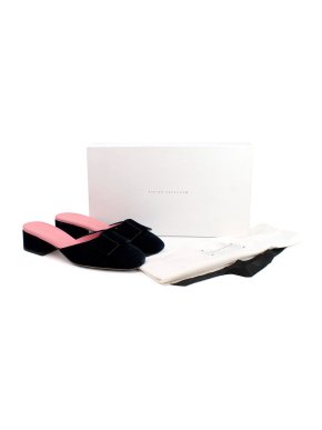 Victoria Beckham Velvet Harper Slipper