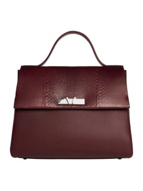William & Son Burgundy Large Brunton Day bAg