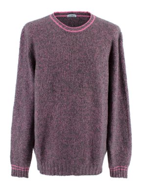 Malo Cashmere Pink & Grey Jumper