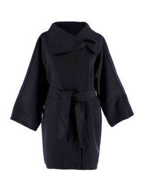 Max Mara Navy Jerry Cashmere Coat