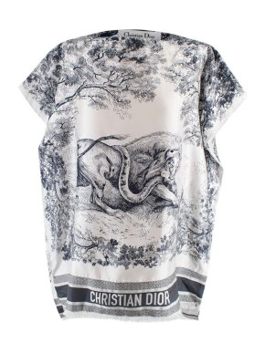 Dior Toile De Jouy Sauvage Poncho