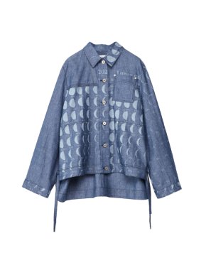 Loewe x Paula's Ibiza Cotton-chambray Moon Calendar Jacket