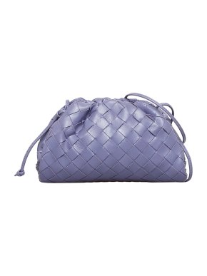 Bottega Veneta Lilac Intrecciato The Mini Pouch
