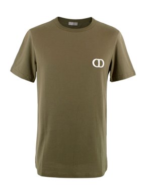 Dior Khaki CD Icon Relaxed Fit T-shirt