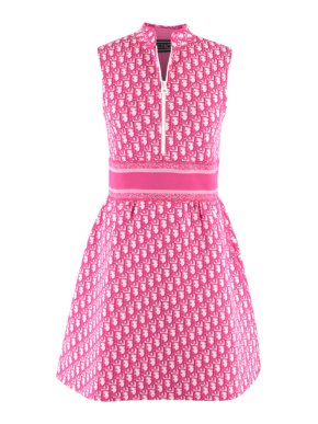 Dior Pink Oblique Dioriviera A-line Dress