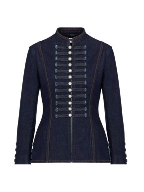 Dior Denim Couture Brandenberg Fitted Jacket