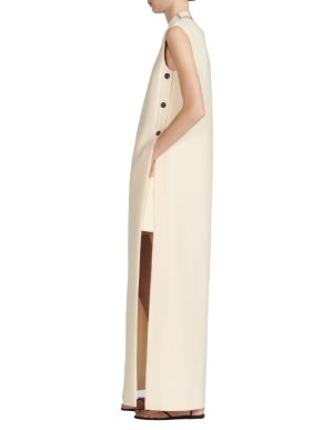 Dior Cream Long Tunic Gown