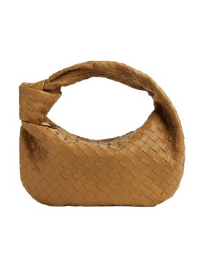 Bottega Veneta Caramel Intrecciato Teen Jodie Hobo Bag