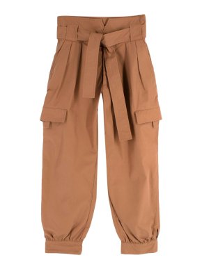 Skiim Camel Utility Belted Trousers
