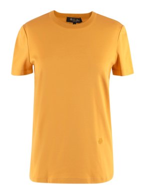 Loro Piana Mustard Yellow My-T cotton jersey T-shirt