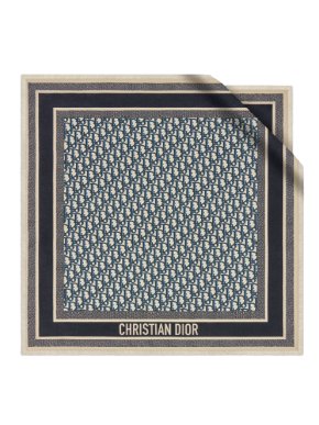 Dior Oblique Diortwin 70 Square Scarf