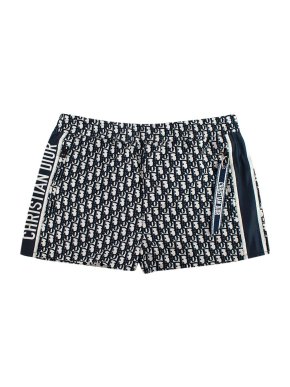 Dior Technical Taffeta Jacquard Oblique Shorts