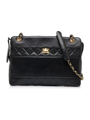 Chanel Matelasse Lambskin Chain Crossbody Bag