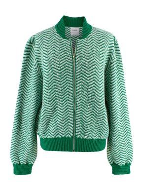 Barrie Cashmere and cotton-blend boucle bomber jacket