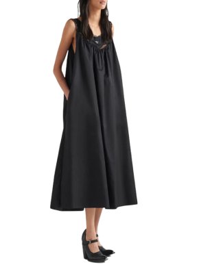 Prada Re-Nylon lace midi dress