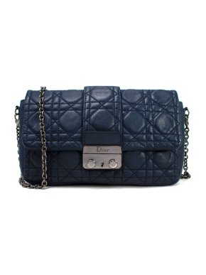 Dior Navy Cannage Miss Dior Promenade Bag