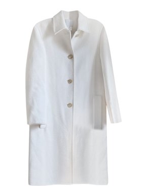 Celine Ecru Cashmere Coat