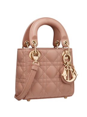 Rose Des Vents Micro Lady Dior Bag