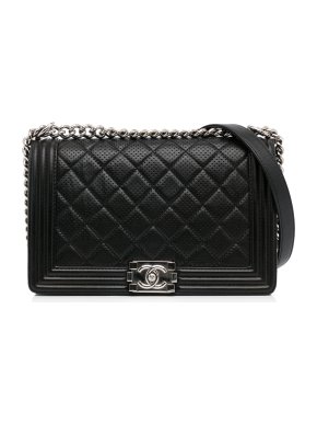 Chanel Perforated Lambskin Boy Bag