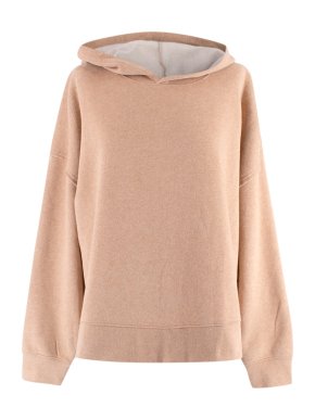 Rails Beige Cotton Hooded Sweatshirt