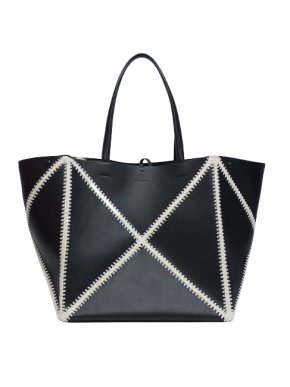 Nanushka Alt-Nappa Crochet Large Origami Tote