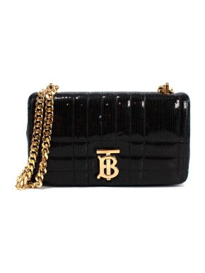 Burberry Black Sequin Lola Cross-Body Bag