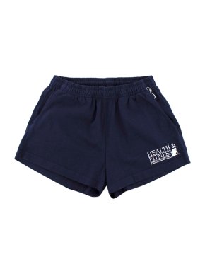 Sporty & Rich Blue Health & Fitness Disco Shorts